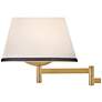 6_Hinkley Sonia 13 1/4" High Lacquered Brass Wall Sconce more views