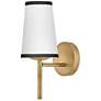 2_Hinkley Sonia 13 1/4" High Lacquered Brass Wall Sconce more views