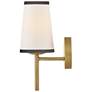 4_Hinkley Sonia 13 1/4" High Lacquered Brass Wall Sconce more views