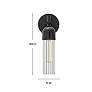 3_Hinkley Soren 14 1/4" High Black Wall Sconce more views