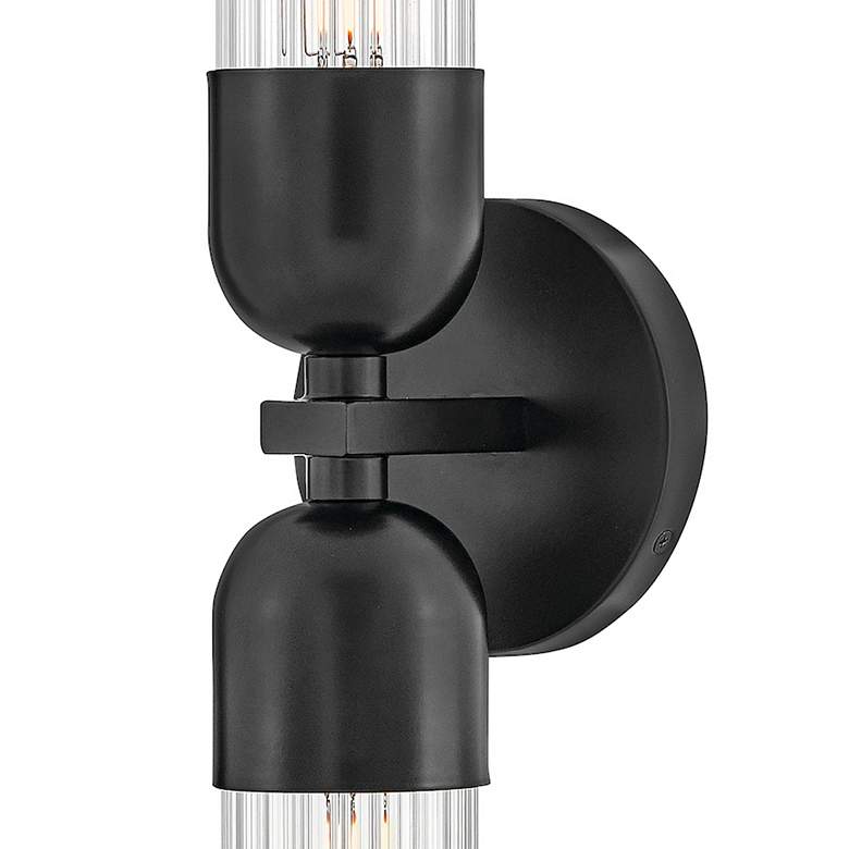 Image 4 Hinkley Soren 23 1/2" High Black 2-Light Wall Sconce more views