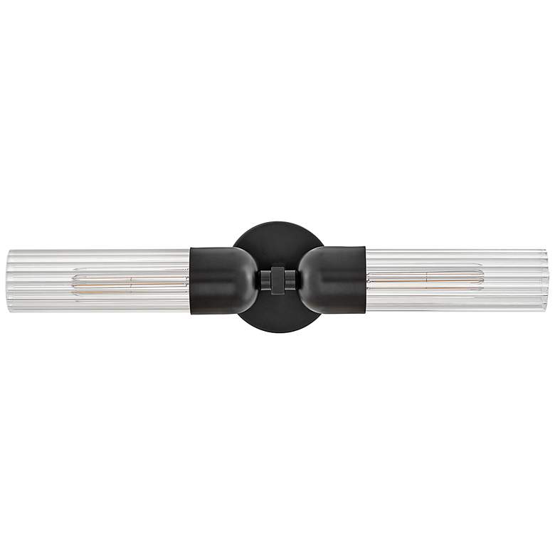 Image 7 Hinkley Soren 23 1/2" High Black 2-Light Wall Sconce more views