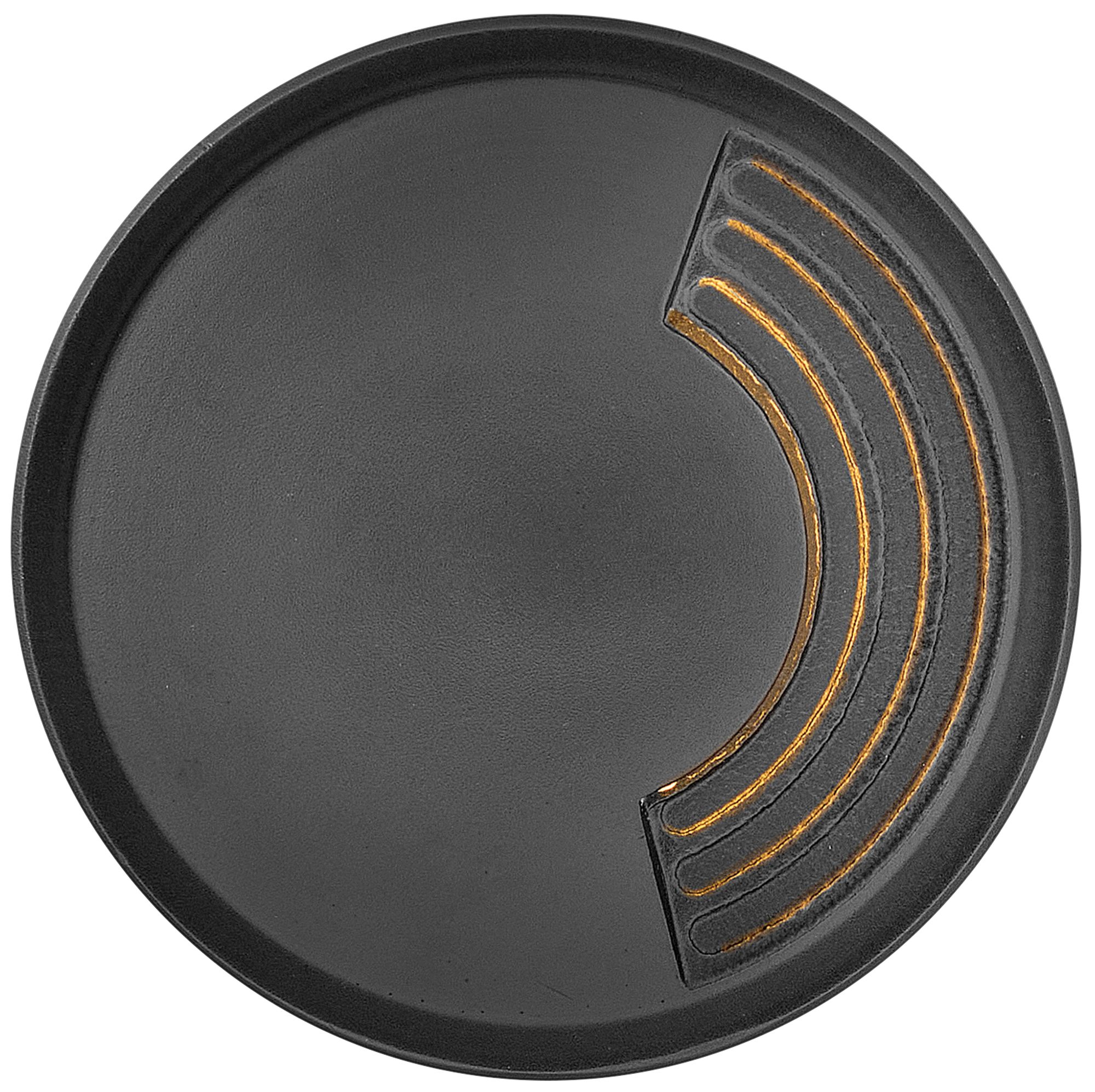 Hinkley Sparta Flare LED Uni-Directional Well 2.75" Stainless Steel Black
