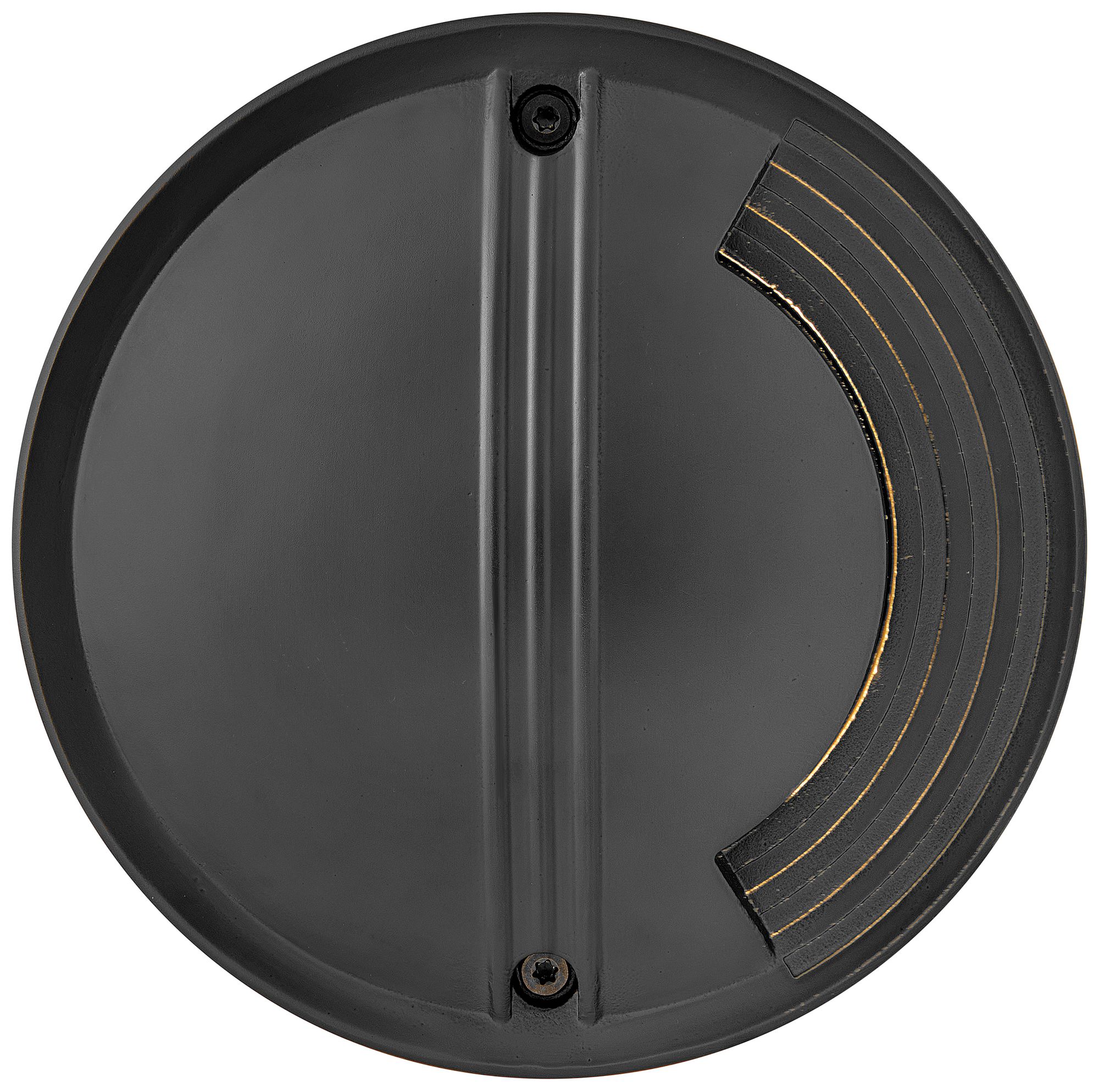 Hinkley Sparta Flare LED Uni-Directional Well 6.75" Stainless Steel Black