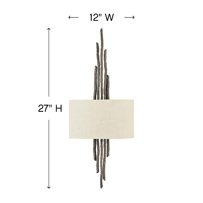 Image 4 Hinkley Spyre 27" High Metallic Matte Bronze Wall Sconce more views