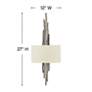 4_Hinkley Spyre 27" High Metallic Matte Bronze Wall Sconce more views