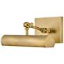 2_Hinkley Stokes 12" Heritage Brass Plug-In Accent Light Picture Light more views