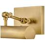 5_Hinkley Stokes 12" Heritage Brass Plug-In Accent Light Picture Light more views