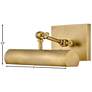 6_Hinkley Stokes 12" Heritage Brass Plug-In Accent Light Picture Light more views