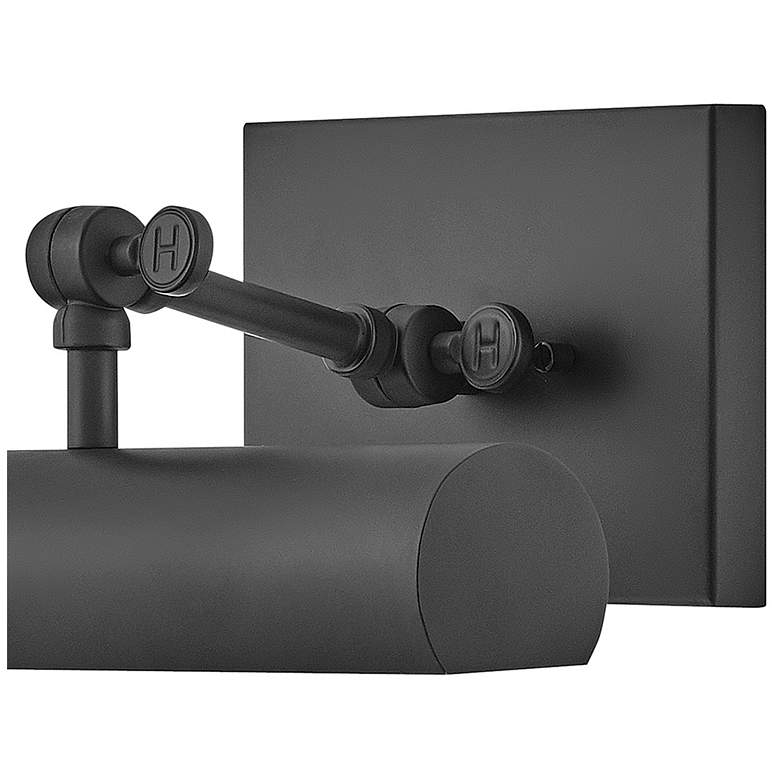 Image 6 Hinkley Stokes 12" Wide Black Metal Picture Light Accent Wall Light more views