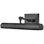 2_Hinkley Stokes 20" Wide Black Adjustable Accent Wall Light more views