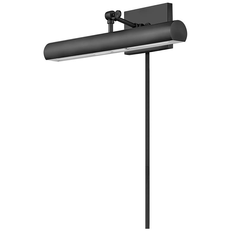Image 3 Hinkley Stokes 20" Wide Black Adjustable Accent Wall Light more views