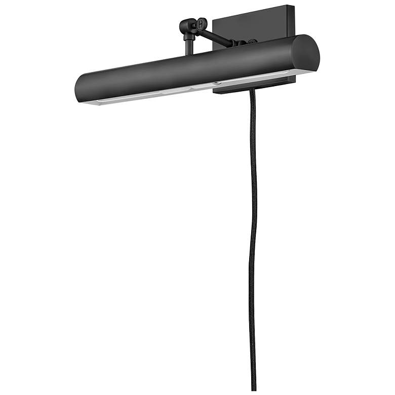 Image 4 Hinkley Stokes 20" Wide Black Adjustable Accent Wall Light more views