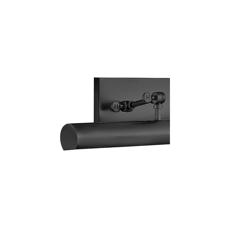 Image 2 Hinkley Stokes 30" Wide Black Adjustable Picture Light more views