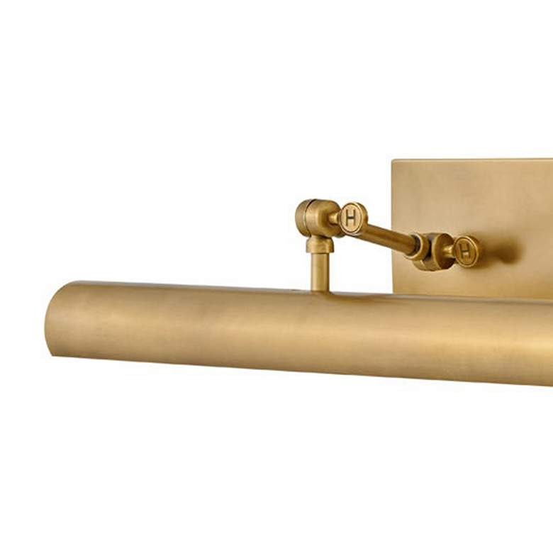 Image 2 Hinkley Stokes 30" Wide Heritage Brass Picture Light more views