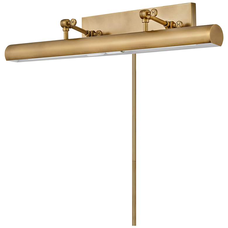 Image 3 Hinkley Stokes 30" Wide Heritage Brass Picture Light more views