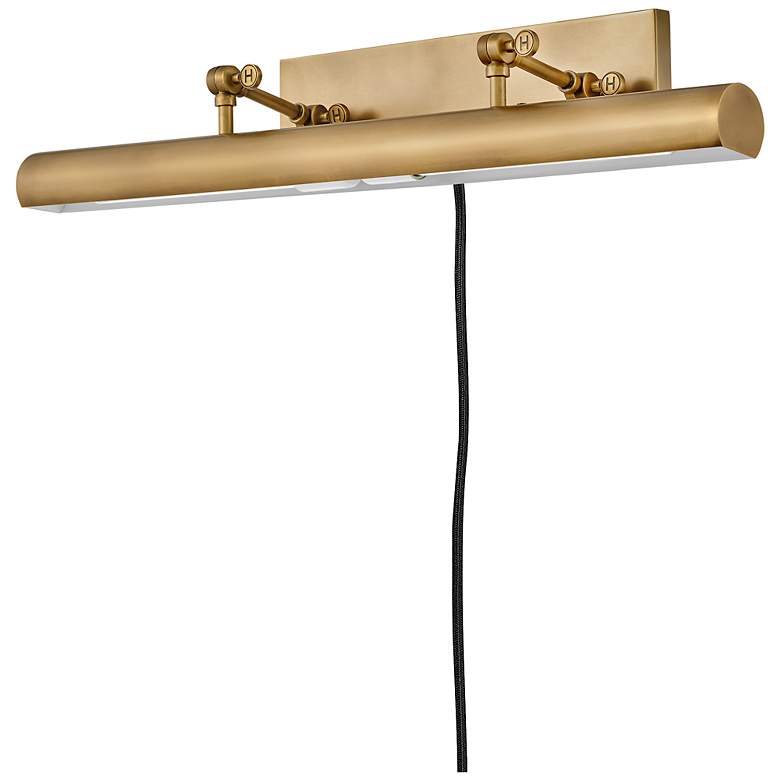 Image 4 Hinkley Stokes 30" Wide Heritage Brass Picture Light more views