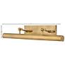 6_Hinkley Stokes 30" Wide Heritage Brass Picture Light more views