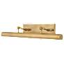 Hinkley Stokes 30" Wide Traditional Heritage Brass Wall Picture Light