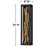 4_Hinkley Styx 24" High Black Gilded Gold LED Wall Sconce more views