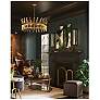 7_Hinkley Styx 24" High Black Gilded Gold LED Wall Sconce more views