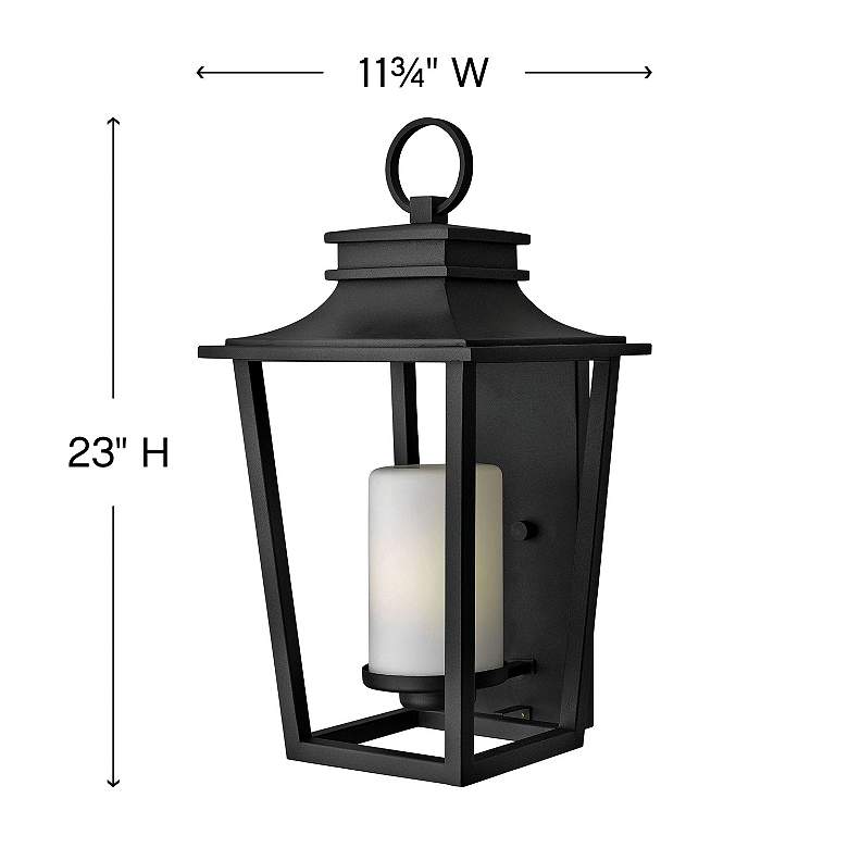 Image 6 Hinkley Sullivan 23" High Black Outdoor Wall Light more views