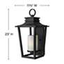 6_Hinkley Sullivan 23" High Black Outdoor Wall Light more views