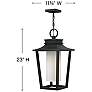 5_Hinkley Sullivan 23"H Black Outdoor Lantern Hanging Light more views