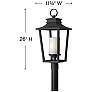 4_Hinkley Sullivan 26" High Black Outdoor Post Light more views