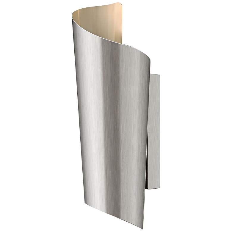 Image 1 Hinkley Surf 15 inch High Stainless Steel Outdoor Wall Light