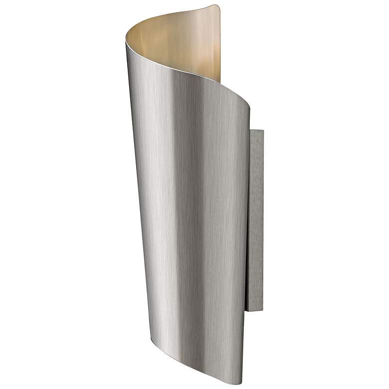 Image 1 Hinkley Surf 19 inch High Stainless Steel Outdoor Wall Light