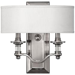 Hinkley Sussex 14&quot; High Brushed Nickel Wall Sconce