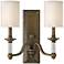 Hinkley Sussex 15 3/4" High English Bronze Wall Sconce