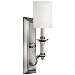Hinkley Sussex 17 3/4&quot; High Brushed Nickel Wall Sconce