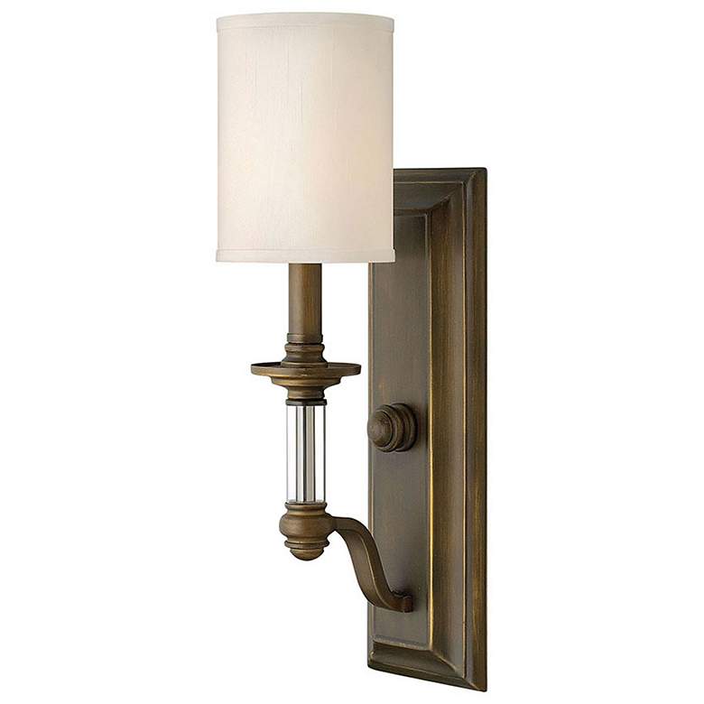 Image 1 Hinkley Sussex 17 3/4" High English Bronze Wall Sconce