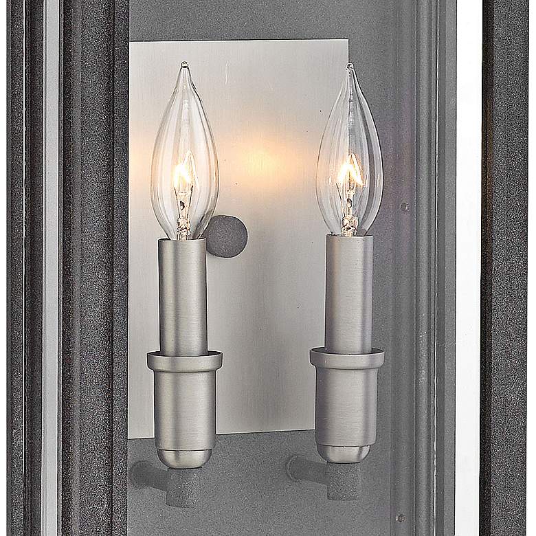 Image 2 Hinkley Sutcliffe 17" High Aged Zinc Outdoor Wall Light more views
