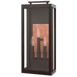 Hinkley Sutcliffe 22" High Oil Rubbed Bronze Outdoor Wall Light