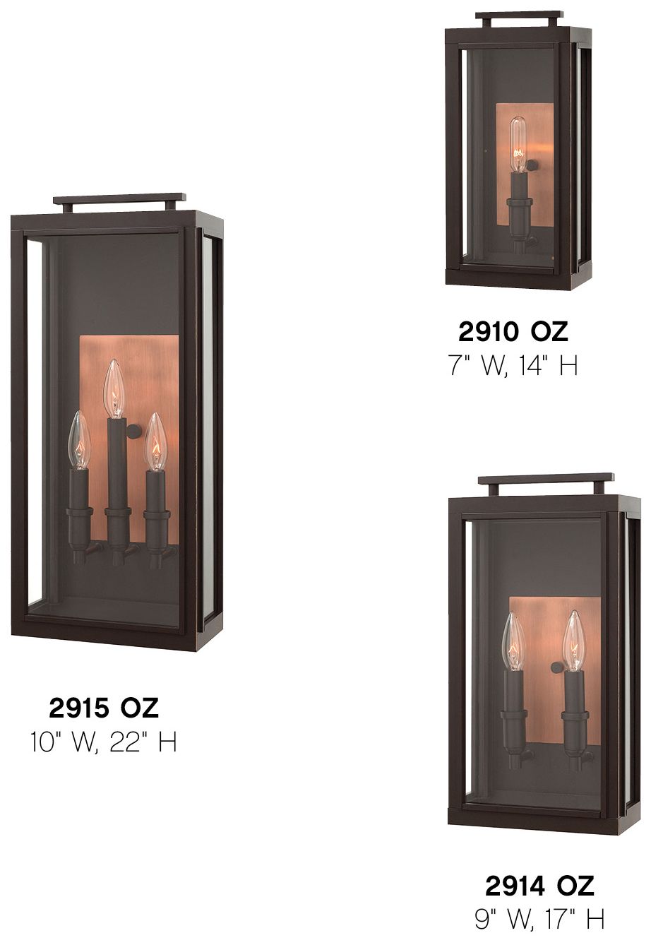 Hinkley Sutcliffe 22" High Oil Rubbed Bronze Outdoor Wall Light