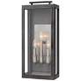 2_Hinkley Sutcliffe 22" High Zinc and Nickel Outdoor Wall Light Lantern more views