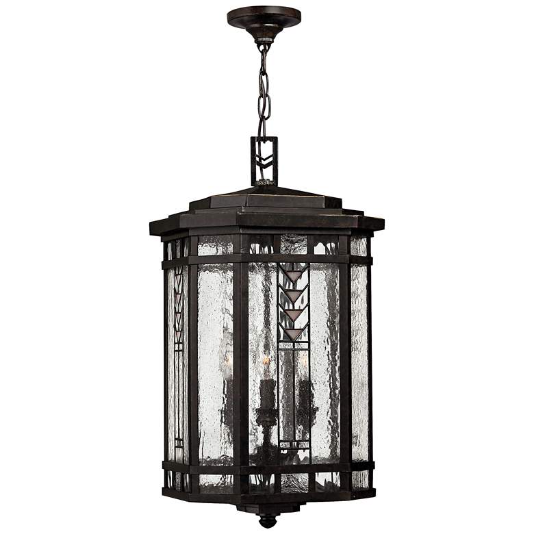 Image 1 Hinkley Tahoe 22 1/2 inchH Regency Bronze Outdoor Hanging Light