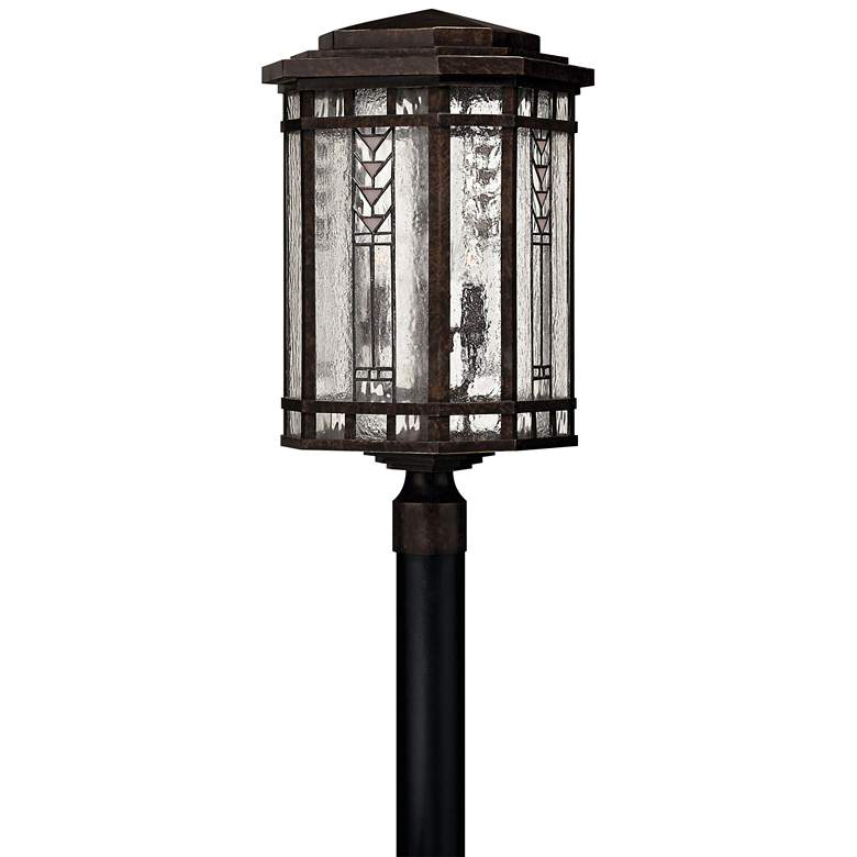 Image 1 Hinkley Tahoe 22 1/4 inch High Regency Bronze Outdoor Post Light