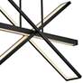 Hinkley Tangent 36" Wide Black 4-Light LED Pendant Light