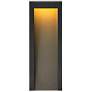 Hinkley Taper 24" High Textured Black LED Outdoor Wall Light