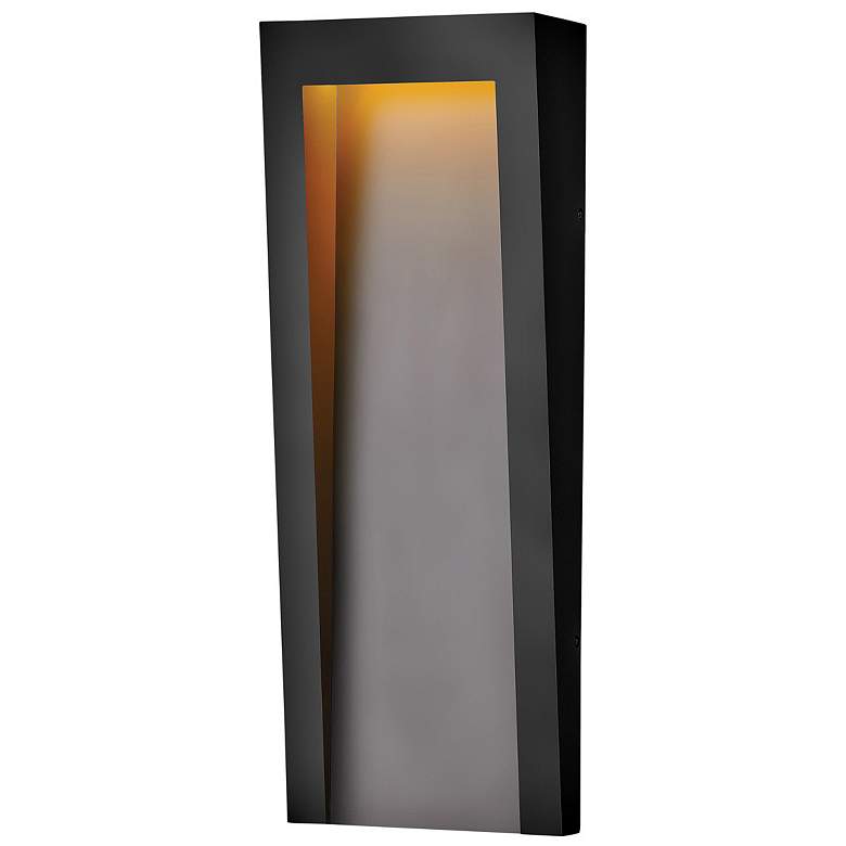 Image 5 Hinkley Taper 24" High Textured Black LED Outdoor Wall Light more views