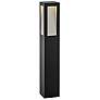 2_Hinkley Taper 36" High Black LED Bollard Light