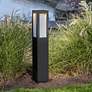 1_Hinkley Taper 36" High Black LED Bollard Light