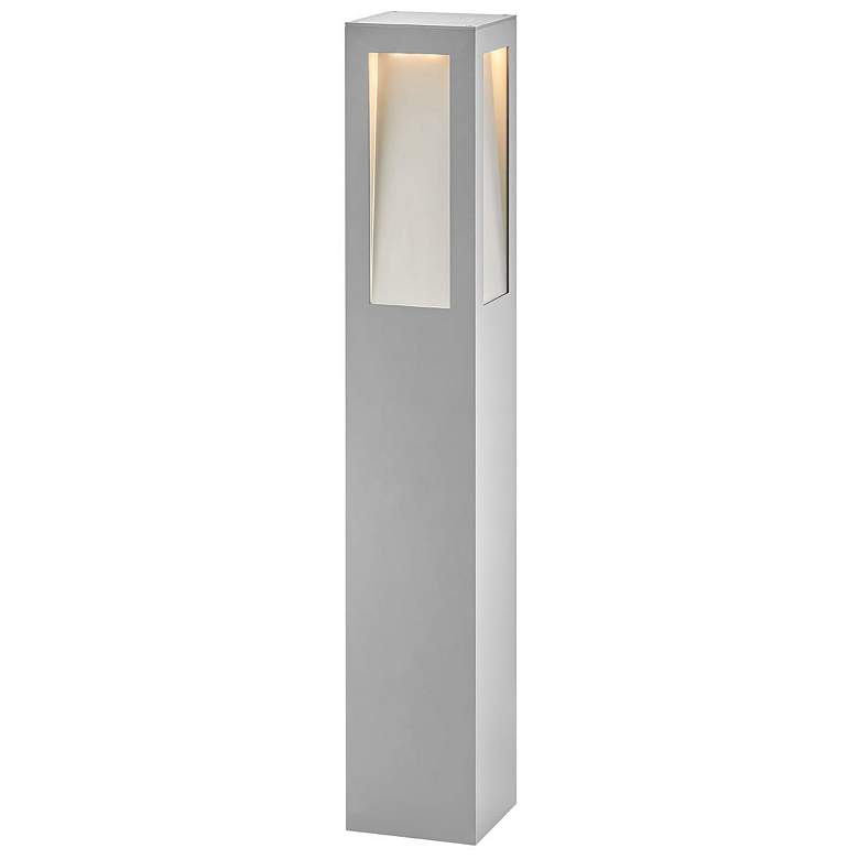 Image 1 Hinkley Taper 36" High Silver Finish Landscape Bollard Path Light