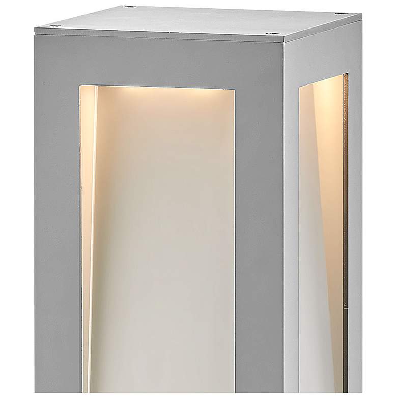 Image 4 Hinkley Taper 36" High Silver Finish Landscape Bollard Path Light more views
