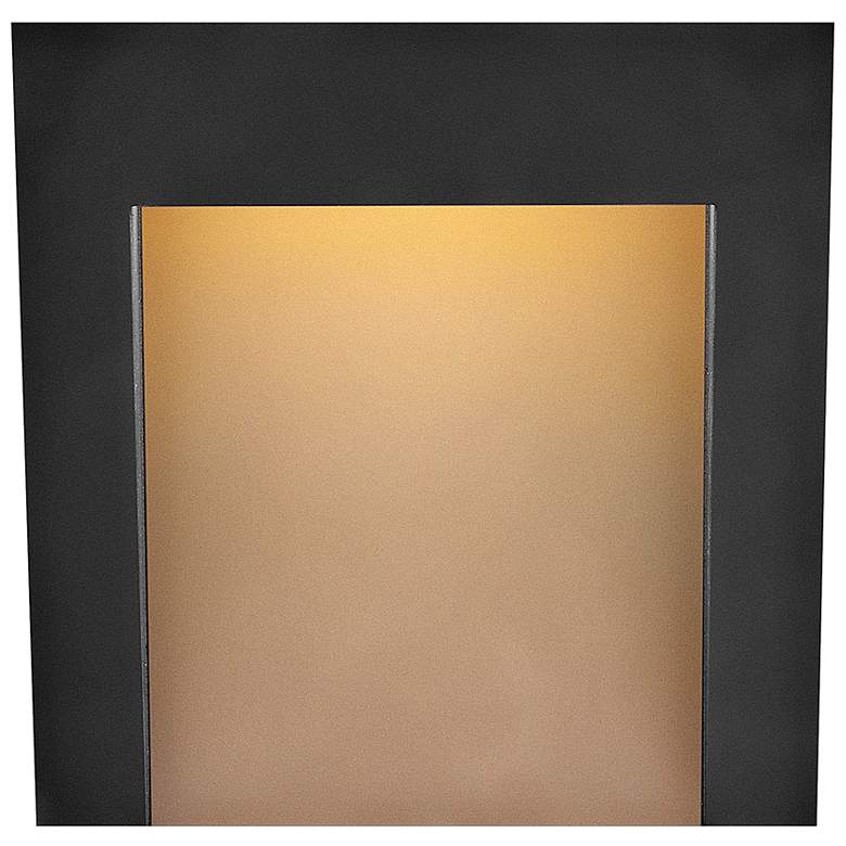 Image 6 Hinkley Taper 7" High Textured Black LED Outdoor Wall Light more views