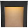 6_Hinkley Taper 7" High Textured Black LED Outdoor Wall Light more views